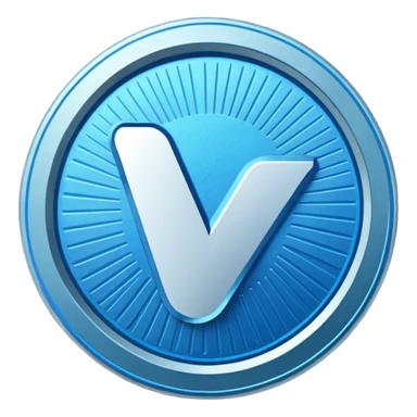 A blue tick ✅ verification badge with a rough outer body for my tiktok account sticker