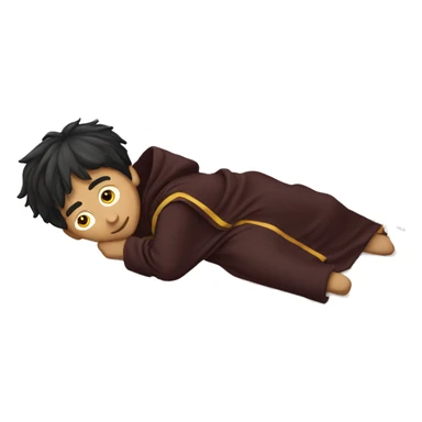 Harry Potter robe Person lying down face down sticker