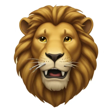 lion smoking sticker