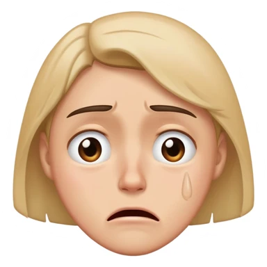 crying and I don’t care  sticker