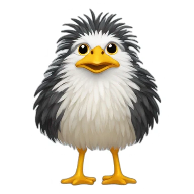 Autruche debout sticker