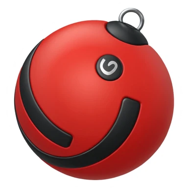 Pull-ball with MB written in the circle in on it sticker