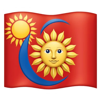 buryatia flag sticker