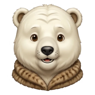 Oso polar millonario Alegre  sticker