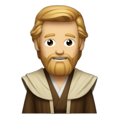 donald trump with obiwan kenobi sticker