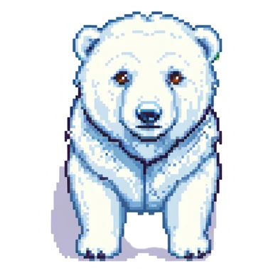 freaky polar bear sticker