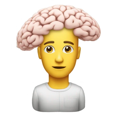 Creator thinking, brain, money sticker