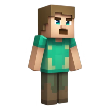 minecraft steve decepcionado sticker