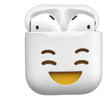 airpods smiling sticker