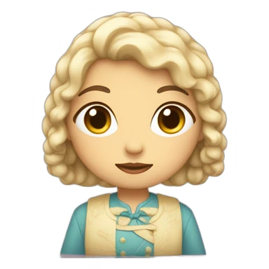 Útiles de costurera kawaii sticker