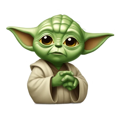 Yoda diciendo tem plebilla sticker