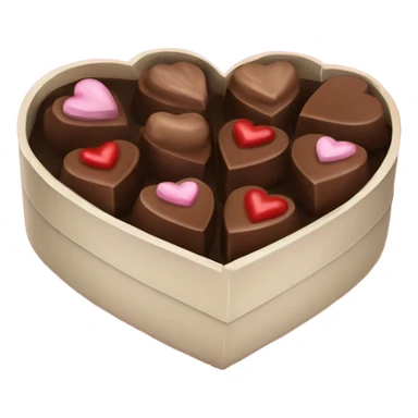 valentines box of chocolates sticker