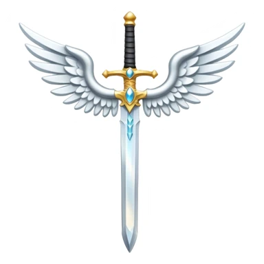 angel sword sticker