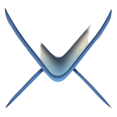 blue email small sticker