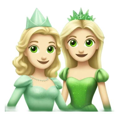 Glinda and Elphaba sticker