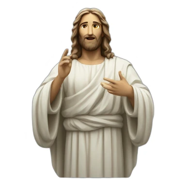 Rio Jesus statue sticker