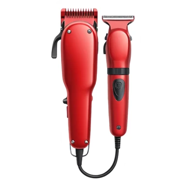 Hair Clipper red sticker
