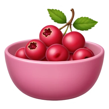 berry in pink bowl sticker