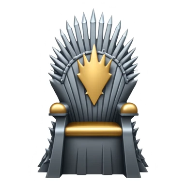 Generate the iron throne  from game of thrones emoji  sticker