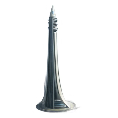 Space needle sticker