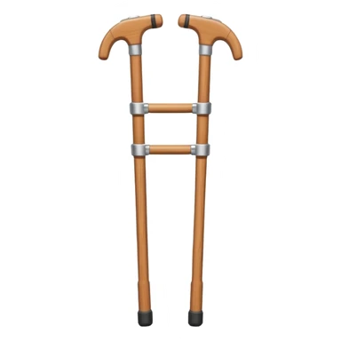 Crutches sticker