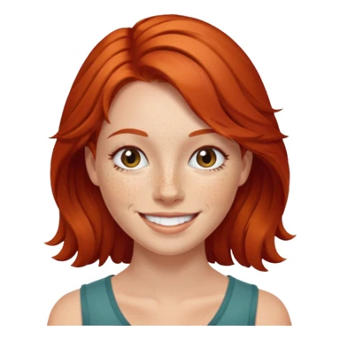 👸🏼 hace ese emoji pero que la mujer sea pelirroja sticker