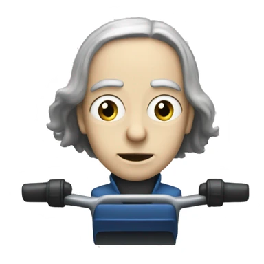 copernicus driving a car, you see the car fully sticker