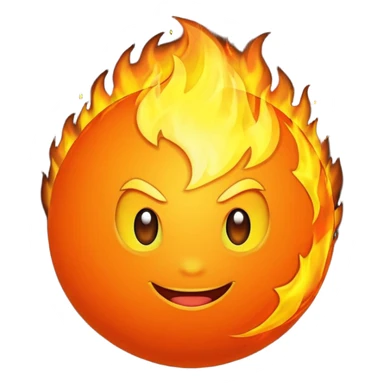 fire ball sticker
