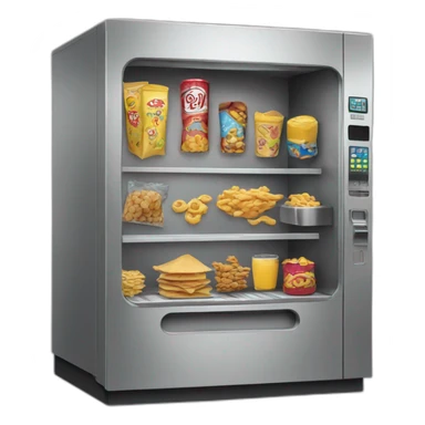 snack dispenser sticker