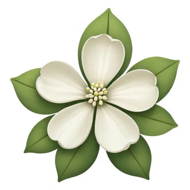 dogwood flower sticker