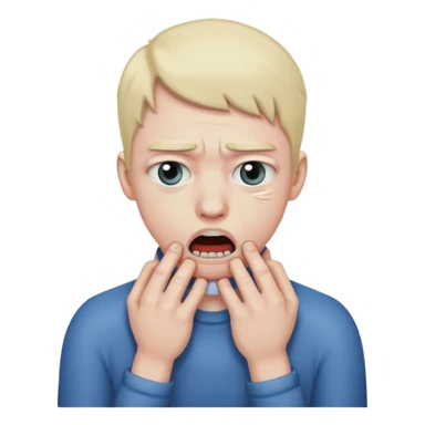 Choking myself sticker