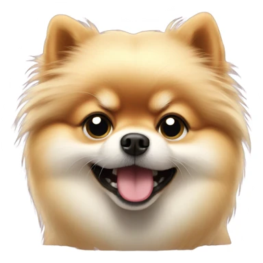 Crying pomeranian sticker