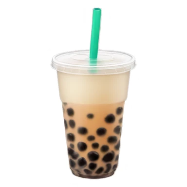 Bubble tea sticker