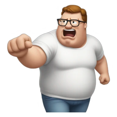 Peter griffin hitting the griddy sticker