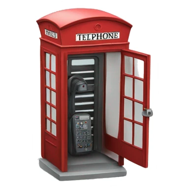 Telephone booth  sticker