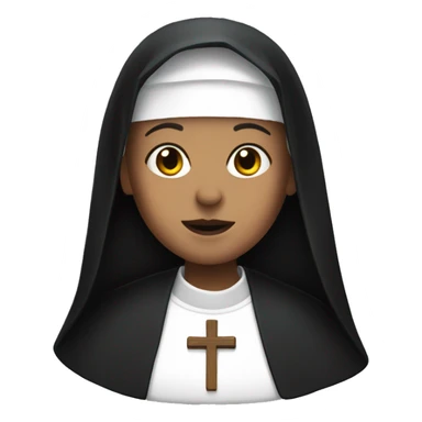 The nun sticker
