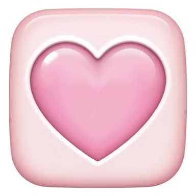 light pink hearth  sticker