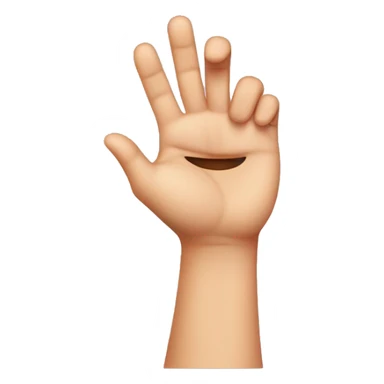 cute girl making thump with her hand sticker