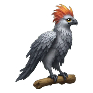 Griffon flamboyant  sticker