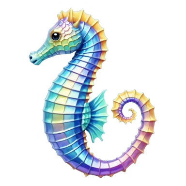 Seahorse emoji sticker