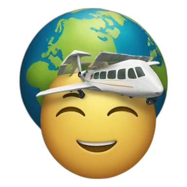 traveling the globe sticker