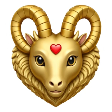 capricorn heart sticker