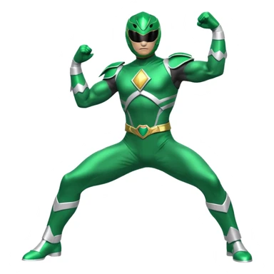 Power ranger green sticker