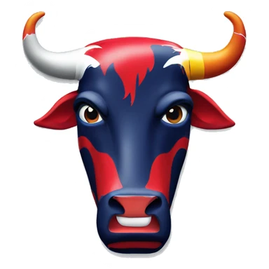 RED bull logo sticker