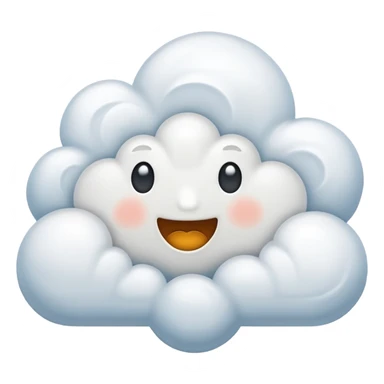 faceless cloud sticker