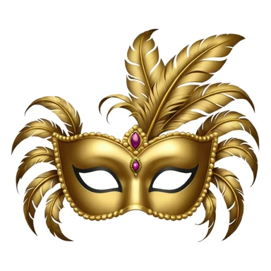 masquerade mask sticker