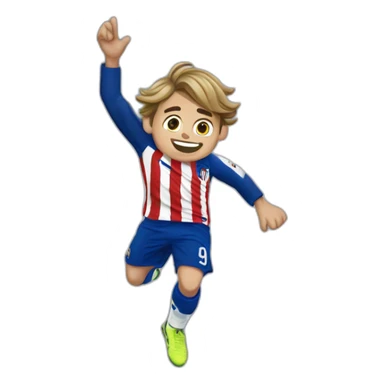 griezmann dancing doing his célébration sticker