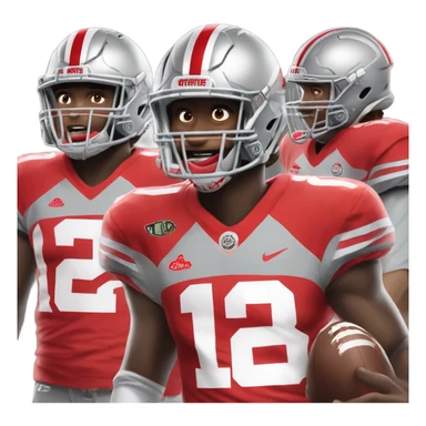 Ohio state football sticker