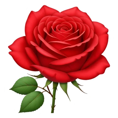 create a emoji of rose  sticker