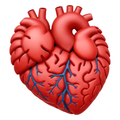 Brain and heart sticker